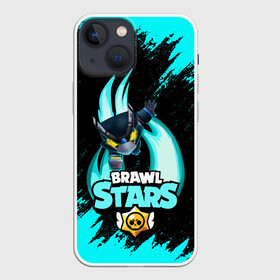 Чехол для iPhone 13 mini с принтом Brawl stars mecha crow. в Новосибирске,  |  | bibi | brawl stars | coach mike | leon | leon shark | mecha crow | mr.p | sally leon | sandy | sprout | unicorn | virus 8 bit | биби | бравл старс | вирус 8 бит | леон | оборотень | спроут | сэли леон