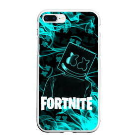 Чехол для iPhone 7Plus/8 Plus матовый с принтом Fortnite Marshmello в Новосибирске, Силикон | Область печати: задняя сторона чехла, без боковых панелей | archetype | fortnite | fortnite x | game | ikonik | marshmello | raven | архетип | ворон | игра | иконик | маршмелло | фортнайт