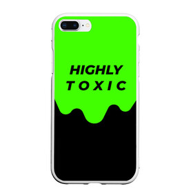 Чехол для iPhone 7Plus/8 Plus матовый с принтом HIGHLY toxic 0 2 в Новосибирске, Силикон | Область печати: задняя сторона чехла, без боковых панелей | green | neon | street style | style | toxic