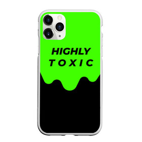 Чехол для iPhone 11 Pro Max матовый с принтом HIGHLY toxic 0 2 в Новосибирске, Силикон |  | Тематика изображения на принте: green | neon | street style | style | toxic