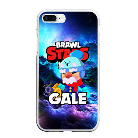 Чехол для iPhone 7Plus/8 Plus матовый с принтом BRAWL STARS GALE в Новосибирске, Силикон | Область печати: задняя сторона чехла, без боковых панелей | bibi | brawl stars | coach mike | crow | gale | leon | leon shark | max | mecha crow | mortis | mr.p | phoenix | sally leon | sandy | spike | sprout | tara | unicorn | virus 8 bit | werewolf | ворон | оборотень