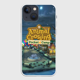 Чехол для iPhone 13 mini с принтом ANIMAL CROSSING в Новосибирске,  |  | animal crossing:new horizons | game | nintendo | анимал кроссинг | животные | звери | игра | нинтендо | пересечение животных