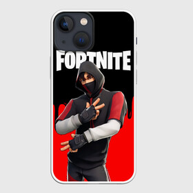 Чехол для iPhone 13 mini с принтом FORTNITE x IKONIK в Новосибирске,  |  | deadmau5 | fortnite | fortnite 2 | fortnite x маршмелло | ikonik | marshmello | ninja | ninja streamer | raven | travis scott | ворон | иконик | ниндзя | пили | рейвен | трэвис скотт | фортнайт