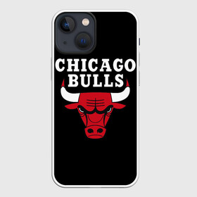Чехол для iPhone 13 mini с принтом CHICAGO BULLS | ЧИКАГО БУЛЛС в Новосибирске,  |  | bulls | chicago | chicago bulls | nba | red bulls | usa | америка | быки | нба | сша | чикаго буллс