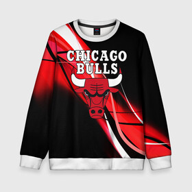 Детский свитшот 3D с принтом CHICAGO BULLS | ЧИКАГО БУЛЛС в Новосибирске, 100% полиэстер | свободная посадка, прямой крой, мягкая тканевая резинка на рукавах и понизу свитшота | 23 | bulls | chicago bulls | jordan | logo | michael jordan | nba | paris saint germain | psg | red | sport | быки | джордан | лого | майкл джордан | псж | спорт | чикаго буллс