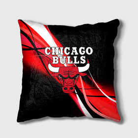 Подушка 3D с принтом CHICAGO BULLS | ЧИКАГО БУЛЛС в Новосибирске, наволочка – 100% полиэстер, наполнитель – холлофайбер (легкий наполнитель, не вызывает аллергию). | состоит из подушки и наволочки. Наволочка на молнии, легко снимается для стирки | 23 | bulls | chicago bulls | jordan | logo | michael jordan | nba | paris saint germain | psg | red | sport | быки | джордан | лого | майкл джордан | псж | спорт | чикаго буллс