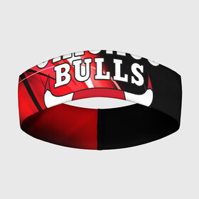 Повязка на голову 3D с принтом CHICAGO BULLS | ЧИКАГО БУЛЛС в Новосибирске,  |  | 23 | bulls | chicago bulls | jordan | logo | michael jordan | nba | paris saint germain | psg | red | sport | быки | джордан | лого | майкл джордан | псж | спорт | чикаго буллс