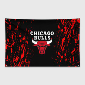 Флаг-баннер с принтом CHICAGO BULLS | ЧИКАГО БУЛЛС в Новосибирске, 100% полиэстер | размер 67 х 109 см, плотность ткани — 95 г/м2; по краям флага есть четыре люверса для крепления | bulls | chicago | chicago bulls | nba | red bulls | usa | америка | быки | нба | сша | чикаго буллс