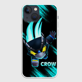 Чехол для iPhone 13 mini с принтом Brawl Stars CROW в Новосибирске,  |  | 8 bit | 8 бит | bibi | brawl | brawl stars | crow | leon | spike | sprout | stars | бравл | бравл старс | браво старс | игра | компьютерная | кров | леон | онлайн | старс