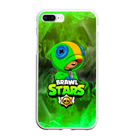 Чехол для iPhone 7Plus/8 Plus матовый с принтом BRAWL STARS в Новосибирске, Силикон | Область печати: задняя сторона чехла, без боковых панелей | bibi | brawl stars | coach mike | crow | gale | leon | leon shark | max | mecha crow | mortis | mr.p | phoenix | sally leon | sandy | spike | sprout | tara | unicorn | virus 8 bit | werewolf | ворон | оборотень