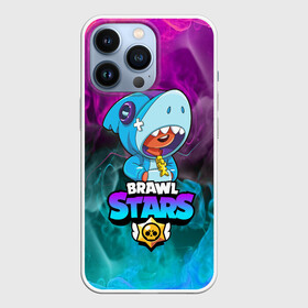 Чехол для iPhone 13 Pro с принтом BRAWL STARS LEON SHARK в Новосибирске,  |  | bibi | brawl stars | coach mike | crow | gale | leon | leon shark | max | mecha crow | mortis | mr.p | phoenix | sally leon | sandy | spike | sprout | tara | unicorn | virus 8 bit | werewolf | ворон | оборотень