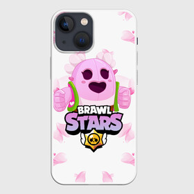 Чехол для iPhone 13 mini с принтом Sakura Spike Brawl Stars в Новосибирске,  |  | brawl | brawl stars | sakura spike | spike | бравл | бравл кактус | бравл старс | кактус | сакура спайк | спайк | спайк бравл старс