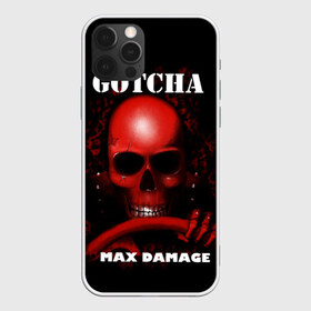 Чехол для iPhone 12 Pro Max с принтом Gotcha в Новосибирске, Силикон |  | Тематика изображения на принте: 666 | 999 | car | game | gotcha | max damage | old school | череп