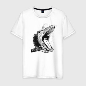 Мужская футболка хлопок с принтом Beetlejuice в Новосибирске, 100% хлопок | прямой крой, круглый вырез горловины, длина до линии бедер, слегка спущенное плечо. | beetlejuice | vdpartat | барбара | битлджус | монстр | ужасы