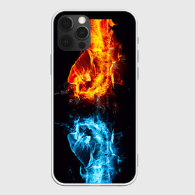 Чехол для iPhone 12 Pro Max с принтом Огонь и Вода (противостояние) в Новосибирске, Силикон |  | Тематика изображения на принте: dark | битва | битваогней | бокс | борьба | брызги | вода | волна | дракон | иньянь | искры | крутой | лед | мужчинам | неоновый | огненный | огонь | пламенный | пламя | притяжение | против