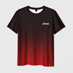 Мужская футболка 3D с принтом Jeep (+спина) (Z) в Новосибирске, 100% полиэфир | прямой крой, круглый вырез горловины, длина до линии бедер | 4на4 | auto | baja | jeep | offroad | trofi | авто | автомобиль | ам | баха | бездорожье | внедорожник | джип | джипинг | джиппинг | машина | машины | оффроад | полный привод