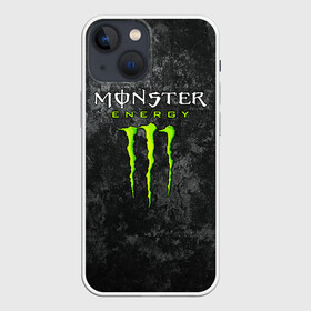 Чехол для iPhone 13 mini с принтом MONSTER ENERGY в Новосибирске,  |  | Тематика изображения на принте: black monster | bmx | claw | cybersport | energy | monster | monster energy | moto | motocross | race | sport | киберспорт | когти | монстер энерджи | монстр | мото | мотокросс | ралли | скейтбординг | спорт | энергия