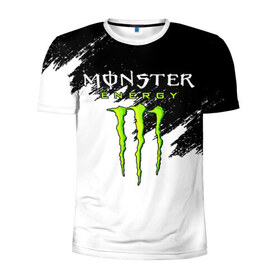 Мужская футболка 3D спортивная с принтом MONSTER ENERGY в Новосибирске, 100% полиэстер с улучшенными характеристиками | приталенный силуэт, круглая горловина, широкие плечи, сужается к линии бедра | Тематика изображения на принте: black monster | bmx | claw | cybersport | energy | monster | monster energy | moto | motocross | race | sport | киберспорт | когти | монстер энерджи | монстр | мото | мотокросс | ралли | скейтбординг | спорт | энергия