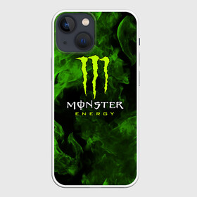 Чехол для iPhone 13 mini с принтом MONSTER ENERGY в Новосибирске,  |  | black monster | bmx | claw | cybersport | energy | monster | monster energy | moto | motocross | race | sport | киберспорт | когти | монстер энерджи | монстр | мото | мотокросс | ралли | скейтбординг | спорт | энергия