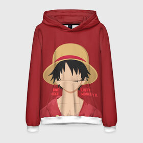 Мужская толстовка 3D с принтом Luffy в Новосибирске, 100% полиэстер | двухслойный капюшон со шнурком для регулировки, мягкие манжеты на рукавах и по низу толстовки, спереди карман-кенгуру с мягким внутренним слоем. | Тематика изображения на принте: monkey d. luffy | nami | one piece | аниме | большой куш | луффи | манки де луффи | нами | пиратская | пираты | тони | череп | чоппер | шляпа