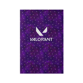 Обложка для паспорта матовая кожа с принтом Valorant в Новосибирске, натуральная матовая кожа | размер 19,3 х 13,7 см; прозрачные пластиковые крепления | brimstone | coba | csgo | cypher | jett | phoenix | riot games | sage | valorant | viper | валарант | валорант | кс