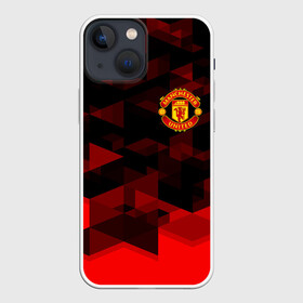 Чехол для iPhone 13 mini с принтом МАНЧЕСТЕР ЮНАЙТЕД в Новосибирске,  |  | fc | fcmu | football | football club | manchester united | red devils | sport | красные дьяволы | манчестер юнайтед | спорт | фк | фкмю | футбол | футбольный клуб