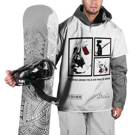 Накидка на куртку 3D с принтом Шаман кинг в Новосибирске, 100% полиэстер |  | king | shaman | амедамару | амидамару | аниме | асакура | дух | ё | йо | король | лен | морти | призрак | рио | самурай | стиль | тао | трей | шаман | япония | японский