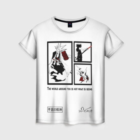 Женская футболка 3D с принтом Шаман кинг в Новосибирске, 100% полиэфир ( синтетическое хлопкоподобное полотно) | прямой крой, круглый вырез горловины, длина до линии бедер | king | shaman | амедамару | амидамару | аниме | асакура | дух | ё | йо | король | лен | морти | призрак | рио | самурай | стиль | тао | трей | шаман | япония | японский