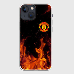 Чехол для iPhone 13 mini с принтом МАНЧЕСТЕР ЮНАЙТЕД в Новосибирске,  |  | fc | fcmu | football | football club | manchester united | red devils | sport | красные дьяволы | манчестер юнайтед | спорт | фк | фкмю | футбол | футбольный клуб