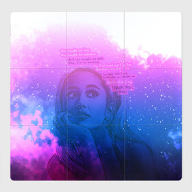Магнитный плакат 3Х3 с принтом Ariana Grande Thank You, Next в Новосибирске, Полимерный материал с магнитным слоем | 9 деталей размером 9*9 см | ariana grande | art | lyrics | music | singer | sketch | sky | song | space | thank you | ариана гранде | арт | вселенная | музыка | небо | песня | рисунок | спасибо | стихи | текст
