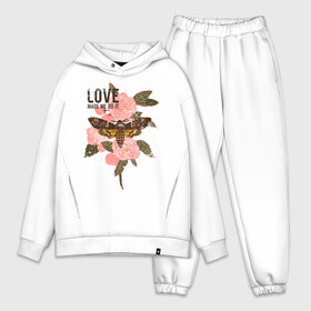 Мужской костюм хлопок OVERSIZE с принтом Love made me do it в Новосибирске,  |  | fashion | love | бабочка | букет | влюблена | заставила | кокон | любить | любовь | насекомое | о любви | пафос | пафосная | поступок | роза | розы | фраза | цветов | цветы | цитата