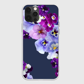 Чехол для iPhone 12 Pro Max с принтом Анютки в Новосибирске, Силикон |  | flowers | анютиныглазки | анютки | бабочки | букет | бутоны | глазки | девушке | женщинам | лепестки | летний | лето | листья | любимая | любовь | март | многоцветов | нежный | природа | растения | сад