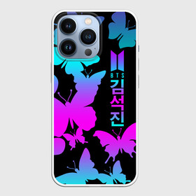 Чехол для iPhone 13 Pro с принтом BTS в Новосибирске,  |  | bangtan | bighit | boy | fake love | j hope | jimin | jin | jungkook | korea | kpop | live | luv | mic drop | rm | suga | v | with | бтс | кей | поп