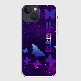 Чехол для iPhone 13 mini с принтом BTS в Новосибирске,  |  | bangtan | bighit | boy | fake love | j hope | jimin | jin | jungkook | korea | kpop | live | luv | mic drop | rm | suga | v | with | бтс | кей | поп