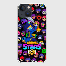 Чехол для iPhone 13 mini с принтом BRAWL STARS MORTIS в Новосибирске,  |  | bibi | brawl stars | coach mike | crow | gale | leon | leon shark | max | mecha crow | mortis | mr.p | phoenix | sally leon | sandy | spike | sprout | tara | unicorn | virus 8 bit | werewolf | ворон | оборотень