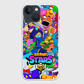 Чехол для iPhone 13 mini с принтом BRAWL STARS MORTIS в Новосибирске,  |  | bibi | brawl stars | coach mike | crow | gale | leon | leon shark | max | mecha crow | mortis | mr.p | phoenix | sally leon | sandy | spike | sprout | tara | unicorn | virus 8 bit | werewolf | ворон | оборотень