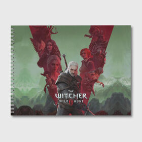 Альбом для рисования с принтом The Witcher 5-летие в Новосибирске, 100% бумага
 | матовая бумага, плотность 200 мг. | Тематика изображения на принте: blood and wine | cd project red | games | geralt | hearts of stone | the witcher | wild hunt | ведьмак | геральт | дикая охота | игры | йеннифер | каменные сердца | кровь и вино | трисс | цири