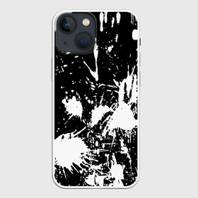 Чехол для iPhone 13 mini с принтом ABSTRACT в Новосибирске,  |  | abstraction | geometry | hexagon | neon | paints | stripes | texture | triangle | абстракция | брызги | геометрия | краски | неон | неоновый | соты | текстура