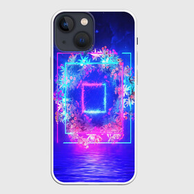 Чехол для iPhone 13 mini с принтом PRO.DIGITAL в Новосибирске,  |  | abstraction | geometry | optic | optical | pattern | visual | абстракция | геометрия | линии | оптические | оптический узор | полосы | психоделика | разводы | текстуры | узор | узоры | фрактал