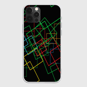 Чехол для iPhone 12 Pro Max с принтом BACKGROUND NEON в Новосибирске, Силикон |  | abstraction | geometry | optic | optical | pattern | visual | абстракция | геометрия | линии | оптические | оптический узор | полосы | психоделика | разводы | текстуры | узор | узоры | фрактал