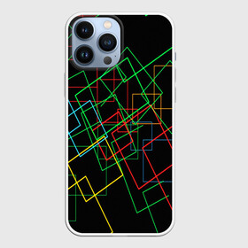 Чехол для iPhone 13 Pro Max с принтом BACKGROUND NEON в Новосибирске,  |  | abstraction | geometry | optic | optical | pattern | visual | абстракция | геометрия | линии | оптические | оптический узор | полосы | психоделика | разводы | текстуры | узор | узоры | фрактал