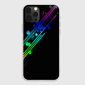 Чехол для iPhone 12 Pro Max с принтом АБСТРАКТНЫЙ НЕОН в Новосибирске, Силикон |  | abstraction | geometry | optic | optical | pattern | visual | абстракция | геометрия | линии | оптические | оптический узор | полосы | психоделика | разводы | текстуры | узор | узоры | фрактал