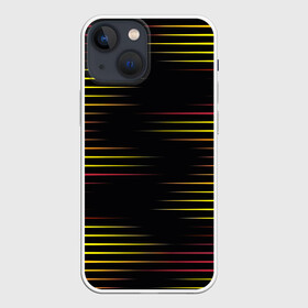 Чехол для iPhone 13 mini с принтом HORIZONTAL GEOMETRY в Новосибирске,  |  | abstraction | geometry | optic | optical | pattern | visual | абстракция | геометрия | линии | оптические | оптический узор | полосы | психоделика | разводы | текстуры | узор | узоры | фрактал