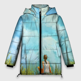 Женская зимняя куртка 3D с принтом Cloud ART в Новосибирске, верх — 100% полиэстер; подкладка — 100% полиэстер; утеплитель — 100% полиэстер | длина ниже бедра, силуэт Оверсайз. Есть воротник-стойка, отстегивающийся капюшон и ветрозащитная планка. 

Боковые карманы с листочкой на кнопках и внутренний карман на молнии | art | cloud | summer | веселое | лето