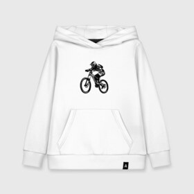 Детская толстовка хлопок с принтом Велоспорт (Z) в Новосибирске, 100% хлопок | Круглый горловой вырез, эластичные манжеты, пояс, капюшен | bicycle | bicyclist | bike | biker | bmx | cycle | rider | байкер | бмх | вело | велогонщик | велосепедист | велосипед | велоспорт | гонщик