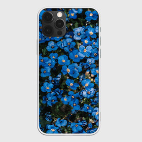 Чехол для iPhone 12 Pro Max с принтом Поле синих цветов фиалки лето в Новосибирске, Силикон |  | Тематика изображения на принте: голубые цветочки | лето | луг | незабудки | поле | поляна | синие цветы | узор из цветов | фиалки | фото реализм | цветы