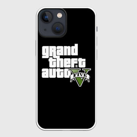 Чехол для iPhone 13 mini с принтом GTA 5 в Новосибирске,  |  | grand theft auto | grove street | grove street 4 life | gta | gta 4 | gta 5 | gta sa | gta v | gta vice city | samp | san andreas | vice city | грув стрит | игры | самп | сан андреас