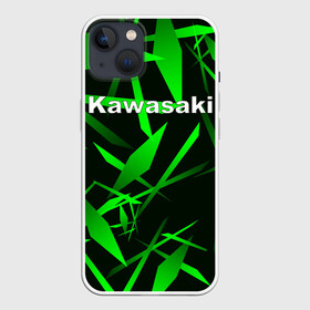 Чехол для iPhone 13 с принтом Kawasaki в Новосибирске,  |  | kawasaki | moto | дорога | кавасаки | машина | мотокросс | мотоцикл | мотоциклы