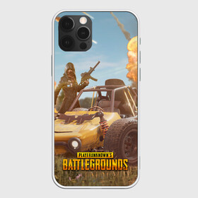 Чехол для iPhone 12 Pro с принтом Pubg Mobile в Новосибирске, силикон | область печати: задняя сторона чехла, без боковых панелей | battleground | game | gamer | playerunknown battleground | pubg | pubg mobile | royal battle | битва | детские | игра | мужские | оружие | пабж