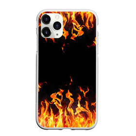 Чехол для iPhone 11 Pro Max матовый с принтом FIRE ОГОНЬ в Новосибирске, Силикон |  | Тематика изображения на принте: abstraction | bright | fire | geometry | hexagon | light | neon | paints | stripes | texture | triangle | абстракция | брызги | геометрия | искры | краски | неон | неоновый | огонь | соты | текстура